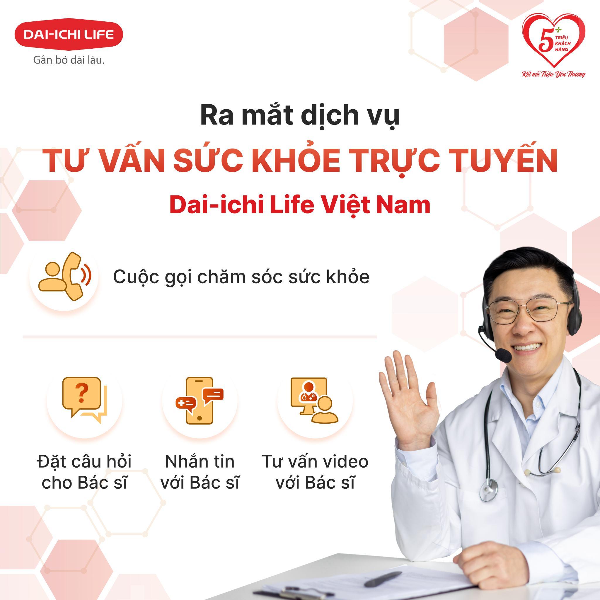 CHÍNH THỨC RA MẮT DỊCH VỤ TƯ VẤN SỨC KHỎE TRỰC TUYẾN TRÊN NỀN TẢNG DAI-ICHI CONNECT