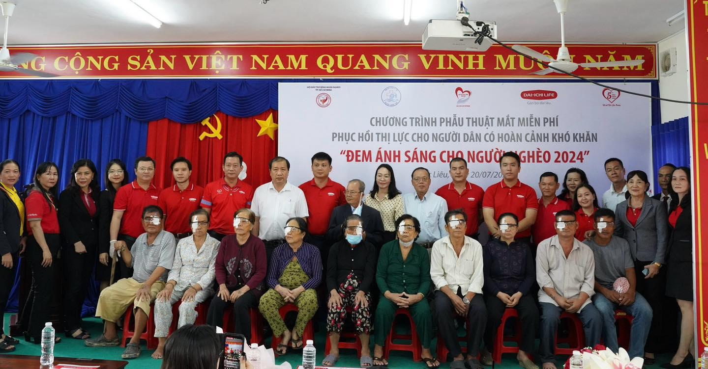 Dai-ichi Life Việt Nam tài trợ chương trình phẫu thuật mắt “Đem ánh sáng cho người nghèo 2024” tại Bạc Liêu  