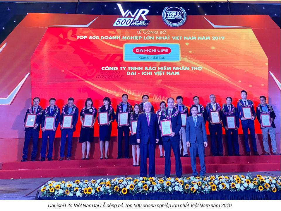 Dai-ichi Việt Nam vinh dự đạt danh hiệu Top 10 công ty bảo hiểm uy tín năm 2020